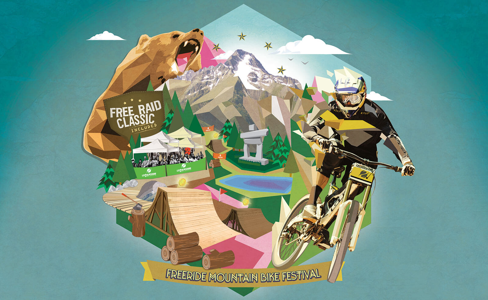 crankworx les 2 alpes – free raid classic